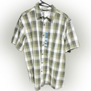 Carhartt Men's XL Relaxed Fit Lightweight Short Sleeve Plaid Shirt